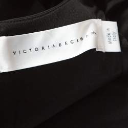 Pre Owned Victoria Beckham Black Stretch Cold Shoulder Dress S