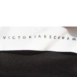 Pre Owned Victoria Beckham Black Stretch Cold Shoulder Dress S