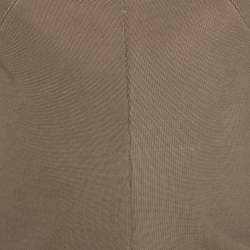 Pre Owned Victoria Beckham Brown Stretch Knit Sleeveless Sheath Dress L