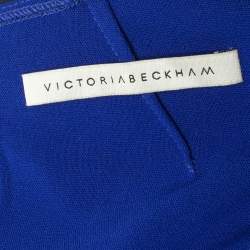 Pre Owned Victoria Beckham Color Block Crepe Sheath Dress S