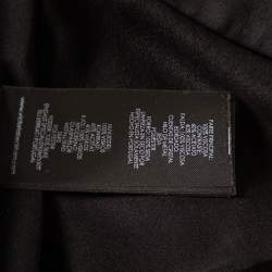 Pre Owned Victoria Victoria Beckham Black Insect Embroidered Mini Dress S
