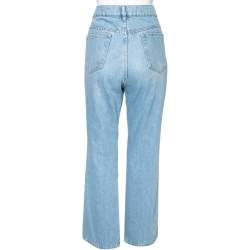 مملوكة مسبقًا Victoria Beckham Blue Distressed Detailed Denim Jeans M