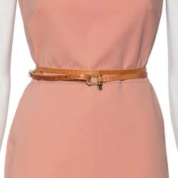 Pre Owned Victoria Beckham Pale Pink Knit Sleeveless Sheath Dress M
