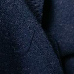 Victoria Beckham Navy Blue Knit Ribbed Sleeveless Maxi Dress XS