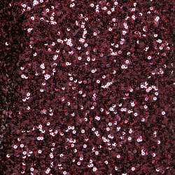 م�ملوكة مسبقًا Victoria Beckham Burgundy Sequin Crew Neck Top S
