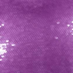 Victoria Beckham Purple Sequin-Embellished Flared Midi Skirt L