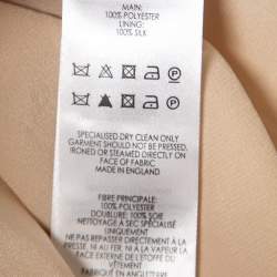 Pre Owned Victoria Beckham Black Synthetic Flared Midi Dress M