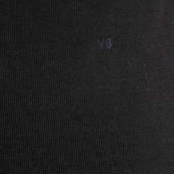 Victoria Beckham Black Wool Knit Turtleneck Sleeveless Top S