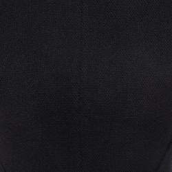 Pre Owned Victoria Beckham Black Wool Blend Knit Sleeveless Top M