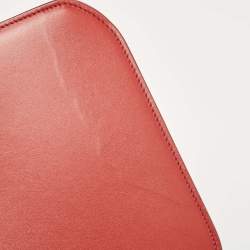 Victoria Beckham Brick Red Leather Eva Crossbody Bag