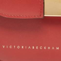 Victoria Beckham Brick Red Leather Eva Crossbody Bag