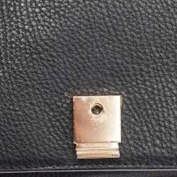 Pre Owned Victoria Beckham Black Leather Vanity Crossbody Bag