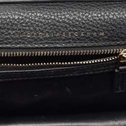 Pre Owned Victoria Beckham Black Leather Vanity Crossbody Bag