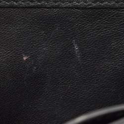 Pre Owned Victoria Beckham Black Leather Vanity Crossbody Bag