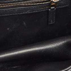 Pre Owned Victoria Beckham Black Leather Vanity Crossbody Bag