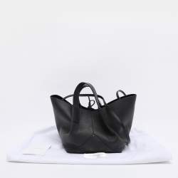 Pre Owned Victoria Beckham Black Leather Mini W11 Tote
