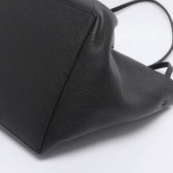 Pre Owned Victoria Beckham Black Leather Mini W11 Tote