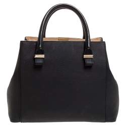 مملوكة مسبقًا Victoria Beckham Black Leather Quincy Tote