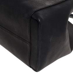 مملوكة مسبقًا Victoria Beckham Black Leather Quincy Tote
