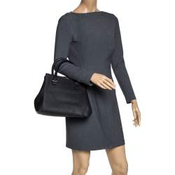 مملوكة مسبقًا Victoria Beckham Black Leather Quincy Tote