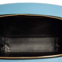 Pre Owned Victoria Beckham Baby Blue Leather Crossbody Bag