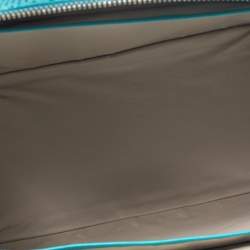 Victoria Beckham Turquoise Python Seven Satchel