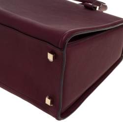 مملوكة مسبقًا Victoria Beckham Burgundy Leather Victoria Satchel