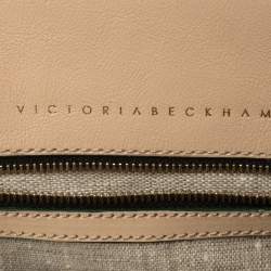 Pre Owned Victoria Beckham Lime Leather Liberty Tote