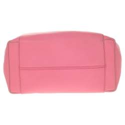 Pre Owned Victoria Beckham Candy Pink Leather Quincy Tote
