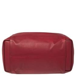 Pre Owned Victoria Beckham Red Leather Quincy Tote