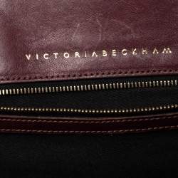 Pre Owned Victoria Beckham Red Leather Quincy Tote