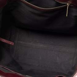 Pre Owned Victoria Beckham Red Leather Quincy Tote