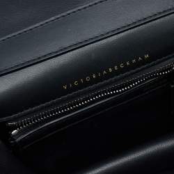 Pre Owned Victoria Beckham Brown/Black Leopard Print Calf Hair and Leather Mini Shoulder Bag