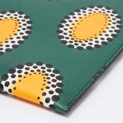 Pre Owned Victoria Beckham Multicolour Printed Leather Small Zip Pouch