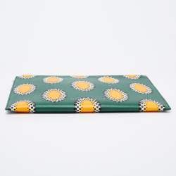 Pre Owned Victoria Beckham Multicolour Printed Leather Small Zip Pouch