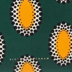 Pre Owned Victoria Beckham Multicolour Printed Leather Small Zip Pouch
