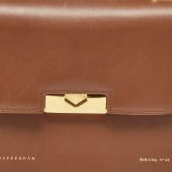 Pre Owned Victoria Beckham Brown Leather Eva Shoulder Bag