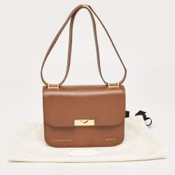 Pre Owned Victoria Beckham Brown Leather Eva Shoulder Bag
