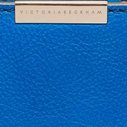 Pre Owned Victoria Beckham Blue Leather Quincy Tote