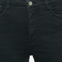 Pre Owned Victoria Victoria Beckham Black Faded Denim Skinny Jeans M Waist 28"