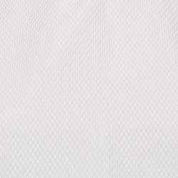 Victoria Victoria Beckham White Textured Synthetic Zip Waist Mini Dress M