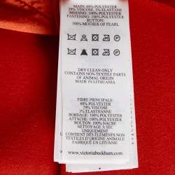 Pre Owned Victoria Victoria Beckham Red Crepe Sleeveless Mini Dress XS