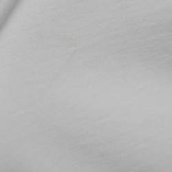 Pre Owned Victoria Victoria Beckham White Printed Cotton Crew Neck T-Shirt M