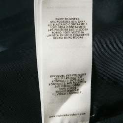 مملوكة مسبقًا Victoria Victoria Beckham Pastel Blue Wool Crepe Blazer S