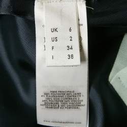 مملوكة مسبقًا Victoria Victoria Beckham Pastel Blue Wool Crepe Blazer S