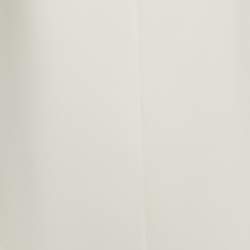 Pre Owned Victoria Victoria Beckham White Crepe Plisse Mini Dress S