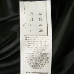 Pre Owned Victoria Victoria Beckham Black Leather Pants L