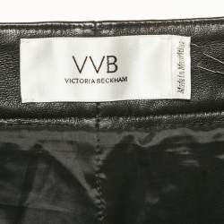 Pre Owned Victoria Victoria Beckham Black Leather Pants L