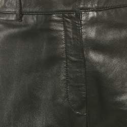 Pre Owned Victoria Victoria Beckham Black Leather Pants L