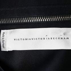 Pre Owned Victoria Victoria Beckham Midnight Blue Satin Bustier Dress S